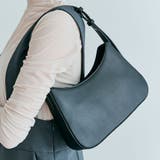 ブラック | ワンハンドルスクエアホーボーバッグ 小物 雑貨 | kirakiraShop