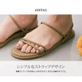 ストラップフラットサンダル レディース ぺたんこサンダル | kirakiraShop | 詳細画像17