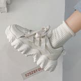 オフホワイト | 厚底スポーツシューズ全2色 4サイズ 小物 | kirakiraShop