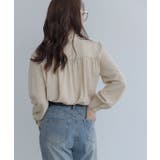 ギャザースリーブボウタイリボンブラウス 長袖 シャーリング | kirakiraShop | 詳細画像17