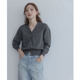 【maviru】コンパクトニットカーディガン トップス Vネック | kirakiraShop | 詳細画像13