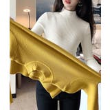 ハイネックリブニット トップス リブニット | kirakiraShop  | 詳細画像19 