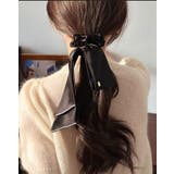 サテンビッグリボンシュシュ 小物 ヘアアクセサリー | kirakiraShop | 詳細画像6