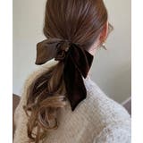 ベロアリボンシュシュ 小物 ヘアアクセサリー | kirakiraShop | 詳細画像5