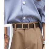 スクエア サークルバックルレザーベルト 3タイプ | kirakiraShop  | 詳細画像16 