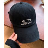 ブラック | ロゴヴィンテージライクキャップ ユニセックス 帽子 | kirakiraShop 