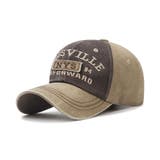 ベージュ | バイカラーロゴキャップ ユニセックス 帽子 | kirakiraShop 