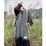 バイカラーボリュームマフラー ユニセックス メンズ | kirakiraShop  | 詳細画像2 
