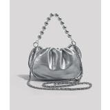 2wayシルバーパーツドロストショルダーバッグ ワンサイズ 小物 | kirakiraShop  | 詳細画像3 