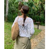 【SHOPLIST限定】ハート透かし編みロングスリーブニット トップス ニット | kirakiraShop | 詳細画像10