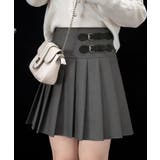 Wベルトプリーツミニスカート ミニスカート プリーツスカート | kirakiraShop | 詳細画像11