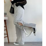 サイドリボンスリットダンボールスウェットパンツ ボトムス スウェットパンツ | kirakiraShop | 詳細画像25
