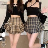 ティアードペプラムキュロットパンツ ボトムス ショートパンツ | kirakiraShop | 詳細画像1