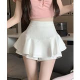 ティアードペプラムキュロットパンツ ボトムス ショートパンツ | kirakiraShop | 詳細画像3