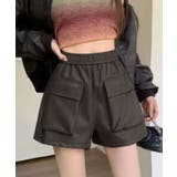 ブラウン | フロントポケットフェイクレザーショートパンツ2サイズ ボトムス フェイクレザー | kirakiraShop
