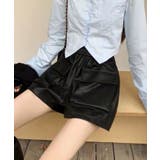 フロントポケットフェイクレザーショートパンツ2サイズ ボトムス フェイクレザー | kirakiraShop | 詳細画像4