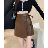 【SHOPLIST限定】フェイクレザーミニ丈ラップスカート 3サイズ ボトムス | kirakiraShop  | 詳細画像19 