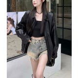 ビッグシルエットフェイクレザージャケット アウター 羽織り | kirakiraShop | 詳細画像10