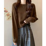 ボートネックショート丈ニットトップス トップス ニット | kirakiraShop  | 詳細画像14 