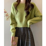 ボートネックショート丈ニットトップス トップス ニット | kirakiraShop  | 詳細画像18 