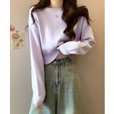 ボートネックショート丈ニットトップス トップス ニット | kirakiraShop  | 詳細画像21 