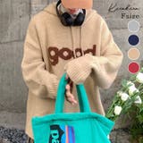 ビッグロゴニットフーディートップス トップス ニット | kirakiraShop | 詳細画像1