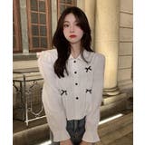 襟付きギャザーリボンブラウス トップス ブラウス | kirakiraShop | 詳細画像10