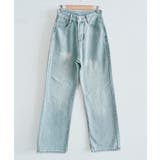 リボン刺繍ハイウエストライトブルーデニム ボトムス デニム | kirakiraShop | 詳細画像25