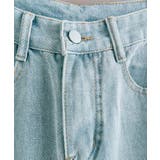 リボン刺繍ハイウエストライトブルーデニム ボトムス デニム | kirakiraShop | 詳細画像19