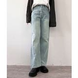 リボン刺繍ハイウエストライトブルーデニム ボトムス デニム | kirakiraShop | 詳細画像13