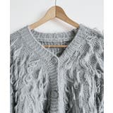 ループヤーンボリュームニットカーディガン トップス カーディガン | kirakiraShop  | 詳細画像13 