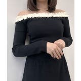 フリルショルダーショートニットトップス トップス ニット | kirakiraShop  | 詳細画像28 