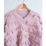 ループヤーンシャギーVネックニットトップス トップス ニット | kirakiraShop  | 詳細画像33 