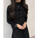 コーデュロイファー付きワンピースセットアップ ワンピースセットアップ | kirakiraShop  | 詳細画像9 