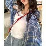 ガーゼチェックネルシャツ トップス ブラウス | kirakiraShop  | 詳細画像3 