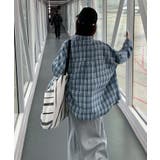 ガーゼチェックネルシャツ トップス ブラウス | kirakiraShop  | 詳細画像7 