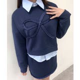 リボンスウェットミニスカートセットアップ トップス スウェットセットアップ | kirakiraShop | 詳細画像12