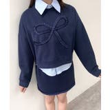 リボンスウェットミニスカートセットアップ トップス スウェットセットアップ | kirakiraShop | 詳細画像15