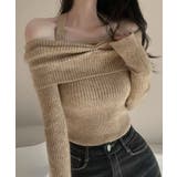 ホルターネックオフショルニットトップス トップス 長袖 | kirakiraShop  | 詳細画像24 
