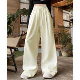 ホワイト | 微起毛スウェットワイドパンツ ボトムス ワークパンツ | kirakiraShop