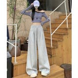 微起毛スウェットワイドパンツ ボトムス ワークパンツ | kirakiraShop | 詳細画像22