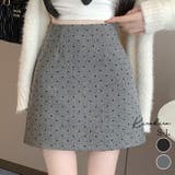 ハートドット柄ミニスカート 3サイズ ミニスカート | kirakiraShop  | 詳細画像1 