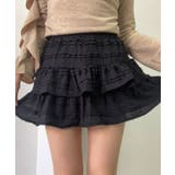 レースティアードミニスカート ミニスカート フリルスカート | kirakiraShop  | 詳細画像13 