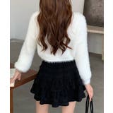 レースティアードミニスカート ミニスカート フリルスカート | kirakiraShop  | 詳細画像4 