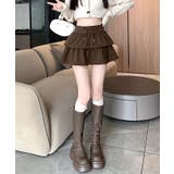 Aラインティアードミニスカート ボトムス ティアードスカート | kirakiraShop | 詳細画像29
