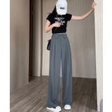 ウエスト折り返しスラックスツイルパンツ 3サイズ ボトムス | kirakiraShop | 詳細画像9