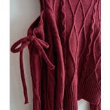 オープンショルダーリボンニットトップス トップス ニット | kirakiraShop  | 詳細画像15 