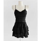 レースフリルキャミ&ミニスカートセットアップ セットアップ トップス | kirakiraShop  | 詳細画像65 