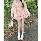 レースフリルキャミ&ミニスカートセットアップ セットアップ トップス | kirakiraShop  | 詳細画像28 