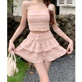 レースフリルキャミ&ミニスカートセットアップ セットアップ トップス | kirakiraShop  | 詳細画像30 